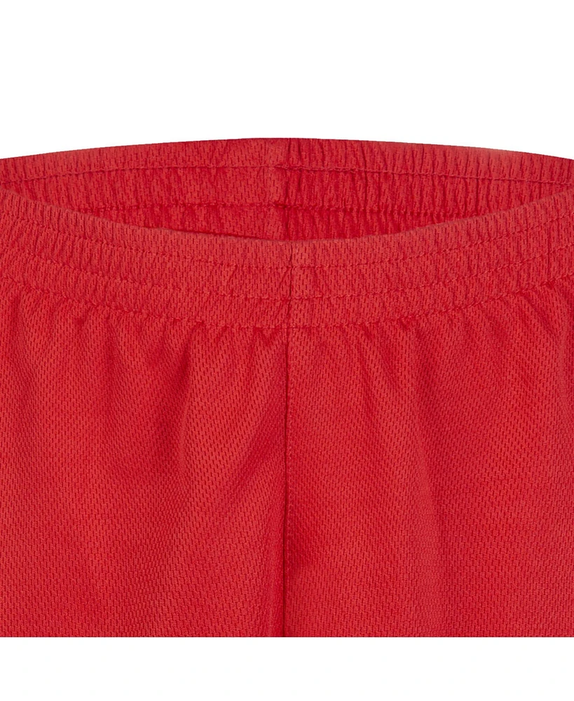Nike 3BRAND by Russell Wilson Big Boys and Girls Red Badge Shorts