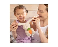 Sperric Toddler Easter Plush and Teether Playset - Squeaky Bunny, Chicken, Egg, Toys Silicone Teethers Perfect Gift for Newborns