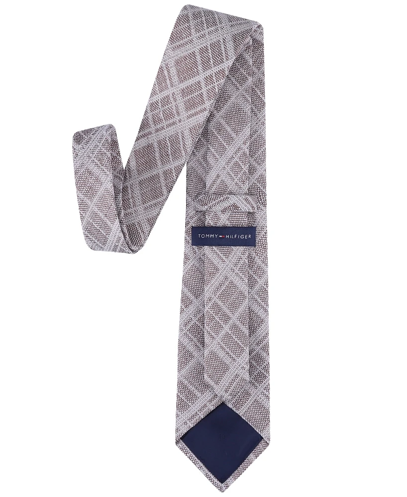 Tommy Hilfiger Men's Memphis Tonal Grid Tie