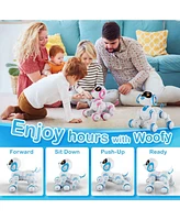 Contixo R3 Smart Puppy, Kids & Toddlers Ages 3-8, Interactive Learning Robot Dog Toy, Remote Control, Lights Sounds, Boys Girls