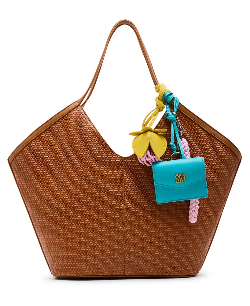 Steve Madden Maira Embossed Woven X-Large Tote Bag