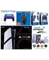 Sony Playstation 5 Pro Bundle with Extra Controller, Plantronics Headset, Gamer Kit, Trigger Kit and MightySkins Decal Voucher Plus 1 Year Cps Ext
