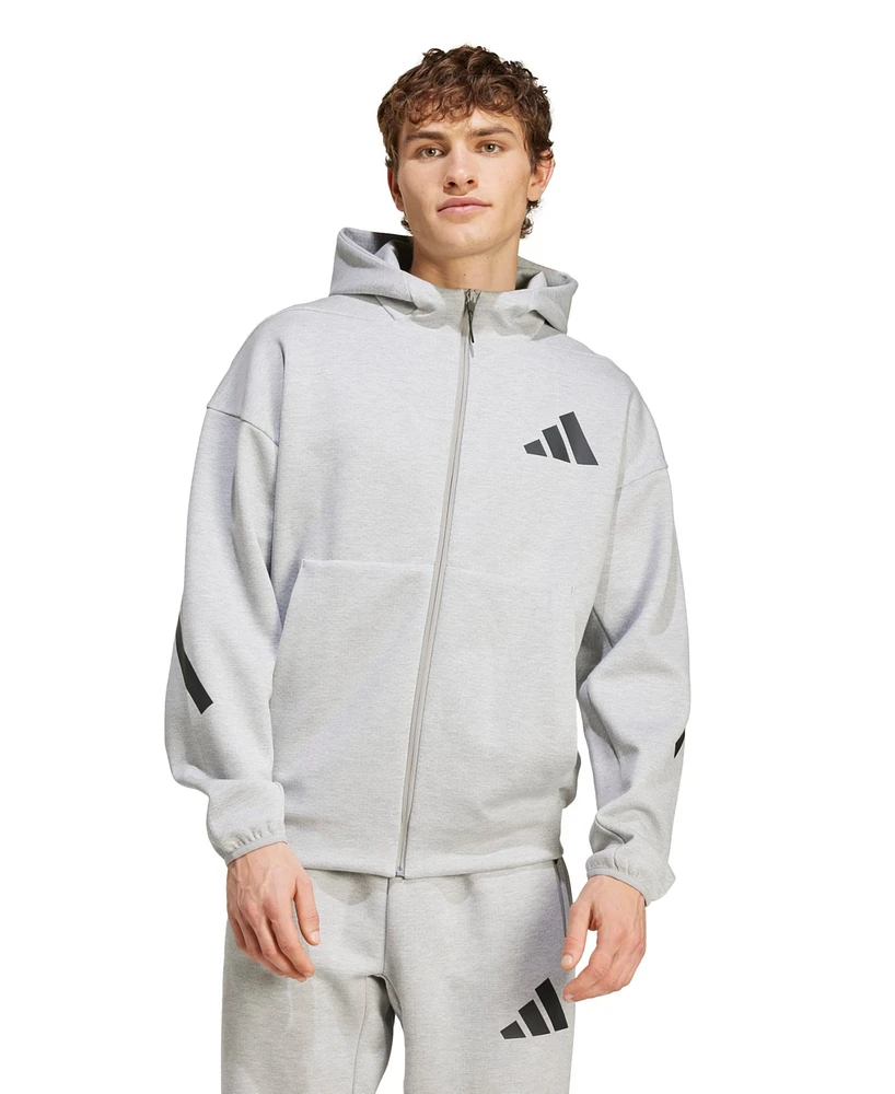 adidas Men's Full Zip Hooded Sweatshirt