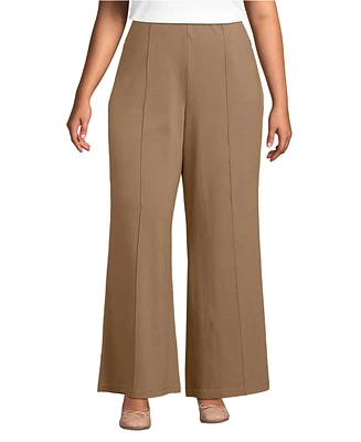 Lands' End Plus Starfish High Rise Palazzo Pants