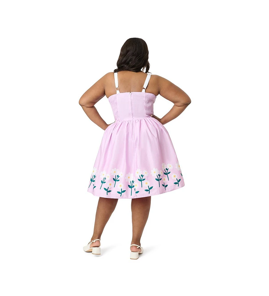 Unique Vintage Plus Rachel Swing Dress