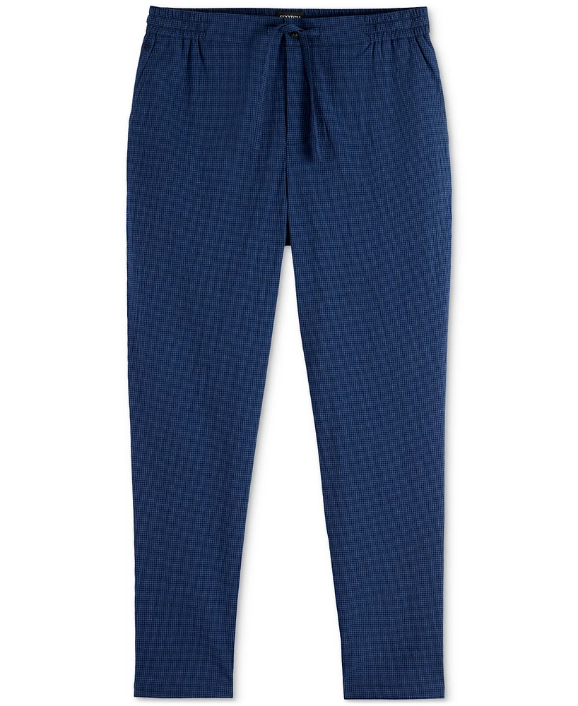 Scotch & Soda Men's Finch Tapered Fit Seersucker Joggers
