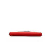 Susu Red Clutch Bag Leather Clutch Purse Crossbody Evening Purse Unique Women's Red Handbag