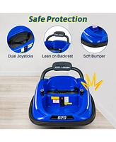 12V Kids Bumper Car Ride on Toy with Remote Control and 360 Degree Spin Rotation