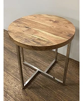 Rustic Modern End Table – Ideal for Living Rooms or Bedrooms