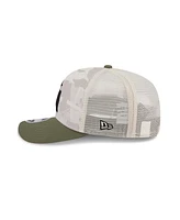 New Era Men's Light Beige/Olive Minnesota Twins 2025 Armed Forces Day 9SEVENTY Adjustable Hat