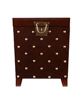 Wood Square End Table for Living Room or Bedroom Accent