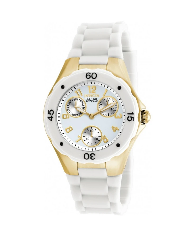 Invicta Women's Angel Quartz Chronograph White Dial Watch