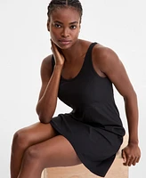 Id Ideology Women's Performance Ribbed Sleeveless Dress, Exclusively at Macy's