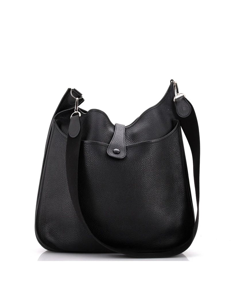 Pre-Owned Hermes Tgm Evelyne Bag Gen Ii Clemence
