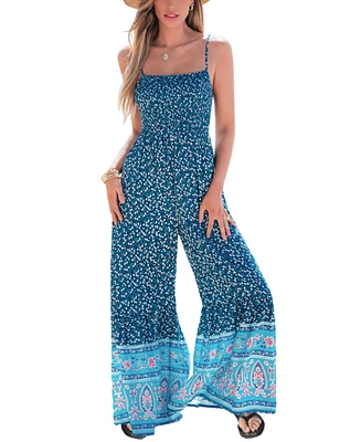 Cupshe Women's Petals in the Breeze Floral Jumpsuit