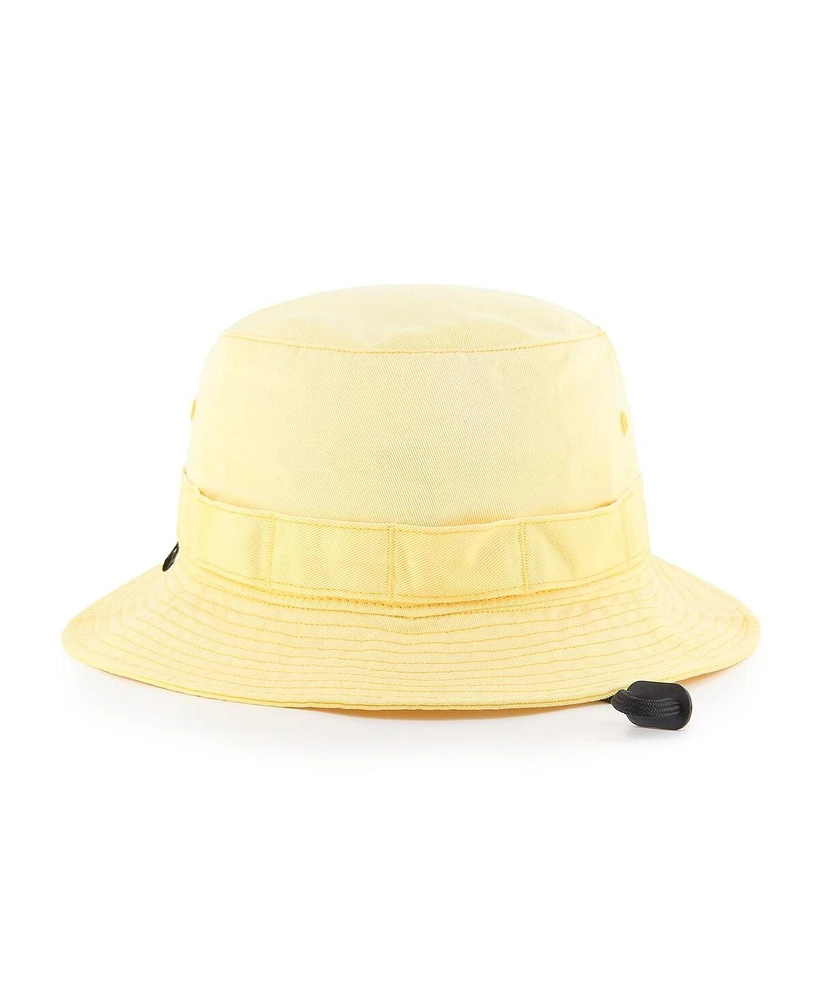 '47 Brand Men's Gold Los Angeles Lakers Buxton Garment Washed Bucket Hat