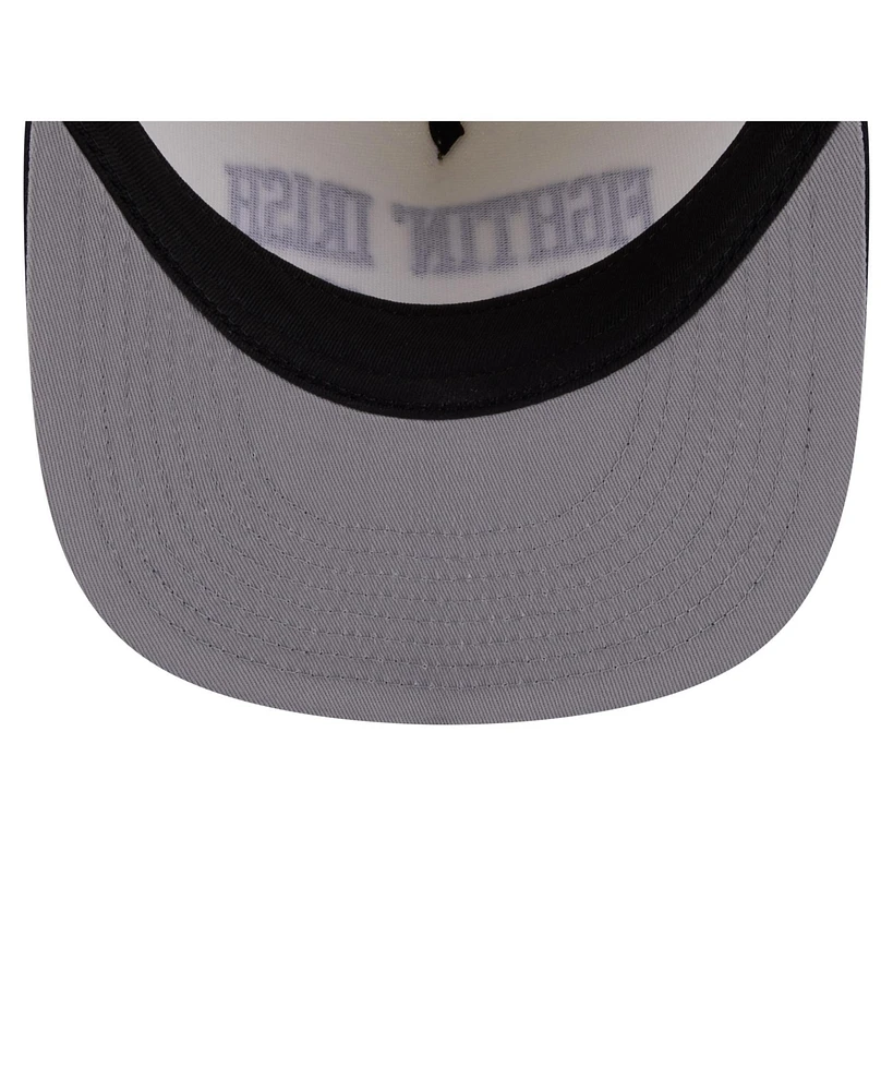 New Era Men's White Notre Dame Fighting Irish Collegiate 9FIFTY A-Frame Snapback Hat