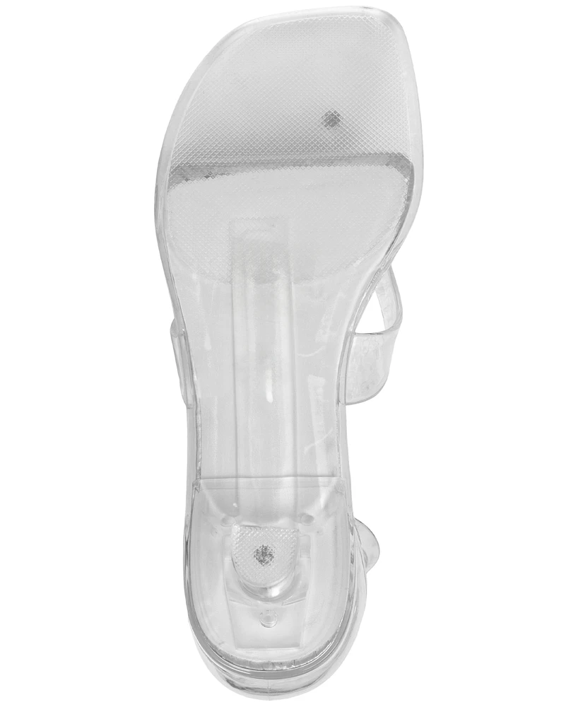 Jeffrey Campbell Gummy Kitten-Heel Jelly Thong Sandals