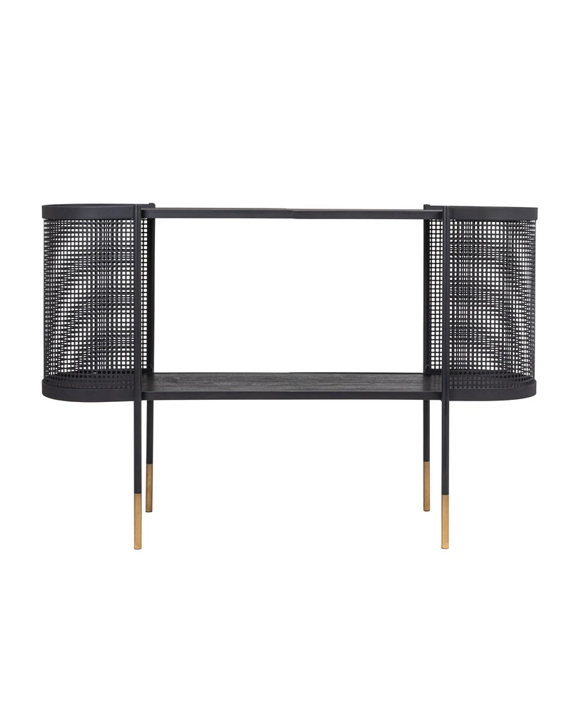 Creative Co-op 14.2" Metal Sleek Modern Console Table