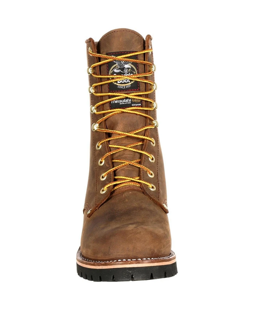 Georgia Boot Men's Steel Toe Waterproof 400G Insulated Logger Work