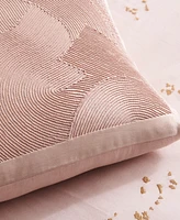 Donna Karan Home Cord Swirl Decorative Pillow, 14" x 20"