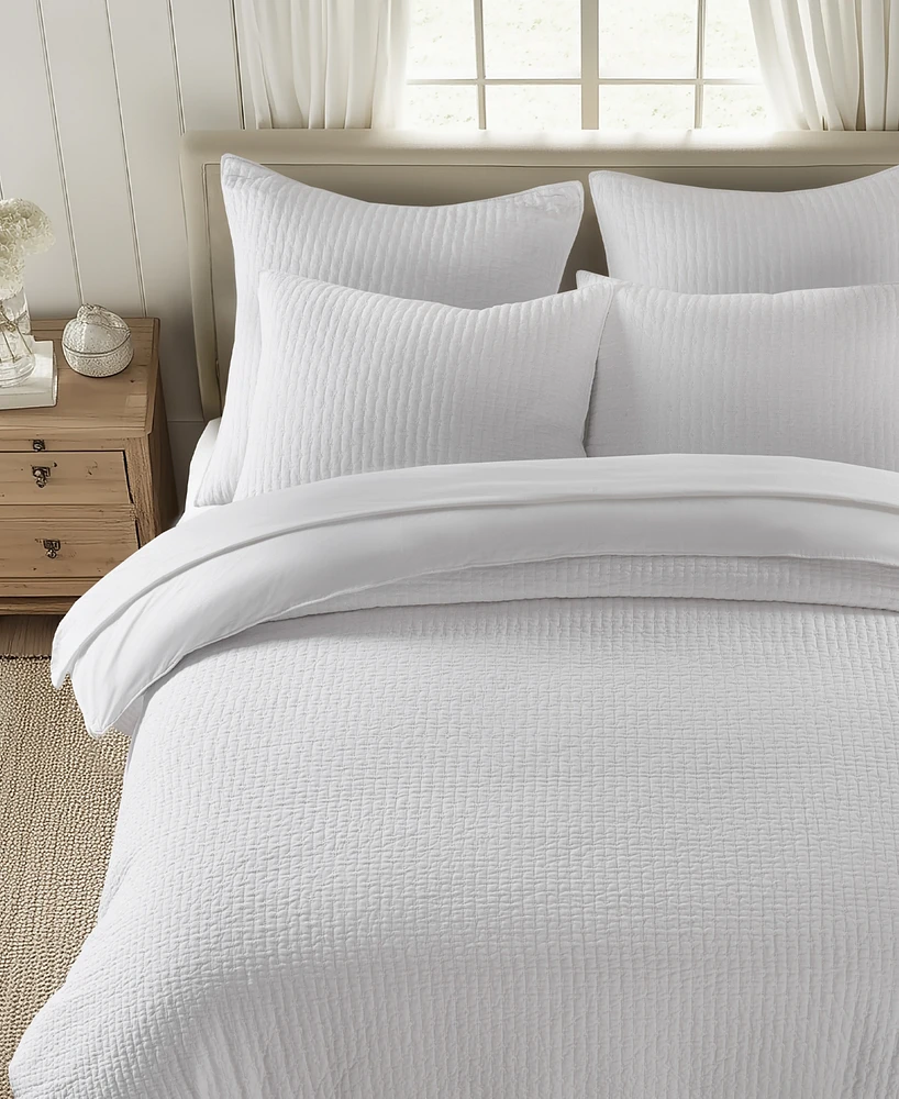 Levtex Cross Stitch 2-Pc. Duvet Cover Set, Twin
