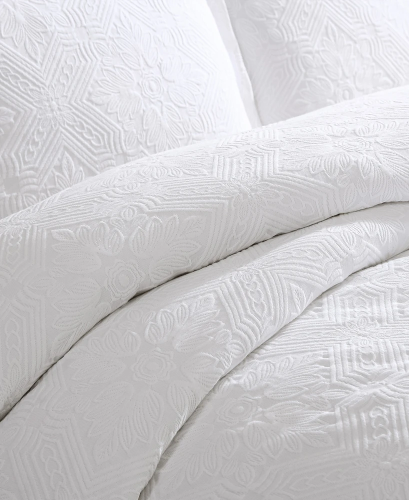 Levtex Matalasse Stitching 3-Pc. Comforter Set, Full/Queen