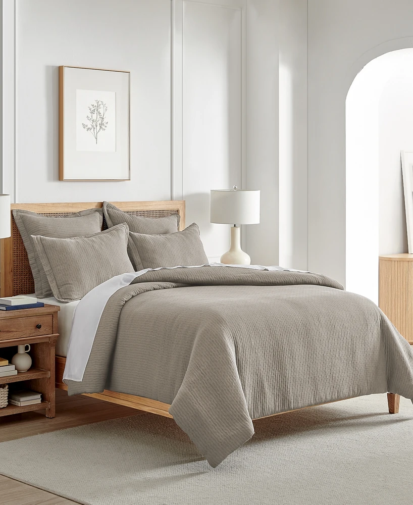 Levtex Reede Muslin Textured 2-Pc. Comforter Set, Twin/Twin Xl