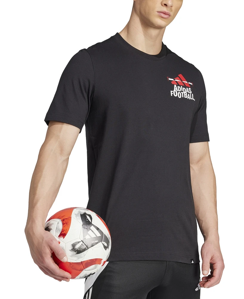 adidas Men's Regular-Fit Football Logo Graphic T-Shirt