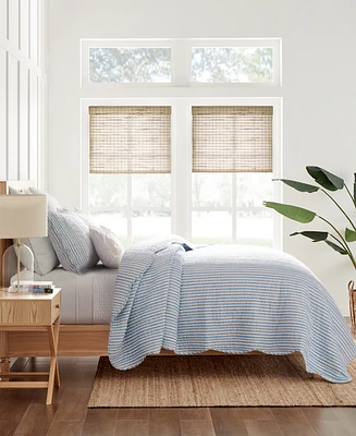 Levtex Martha Stripe Reversible 3-Pc. Quilt Set