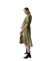 Ingrid + Isabel Maternity Versatile Midi Dress