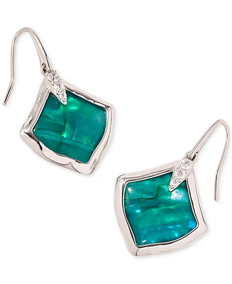 Kendra Scott Pave & Color Mother-of-Pearl Drop Earrings