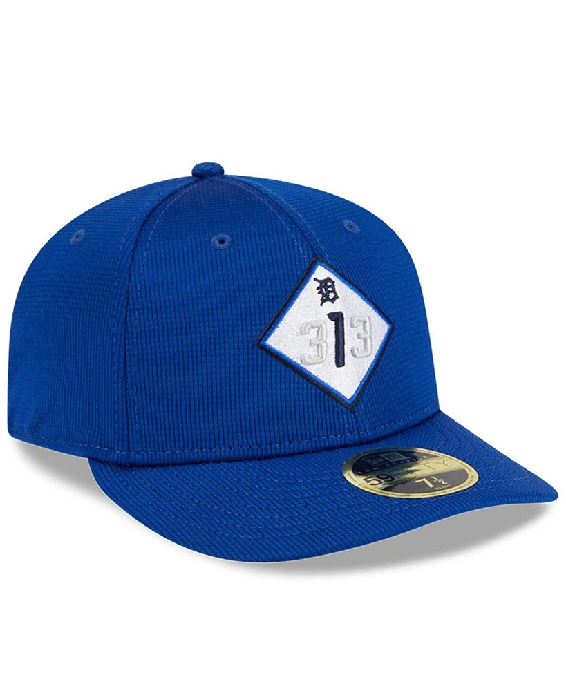 New Era Men's Blue Detroit Tigers City Connect Batting Practice Low Profile 59FIFTY Fitted Hat