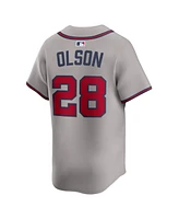 Nike Men's Matt Olson Gray Atlanta Braves Road Limited Player Jersey