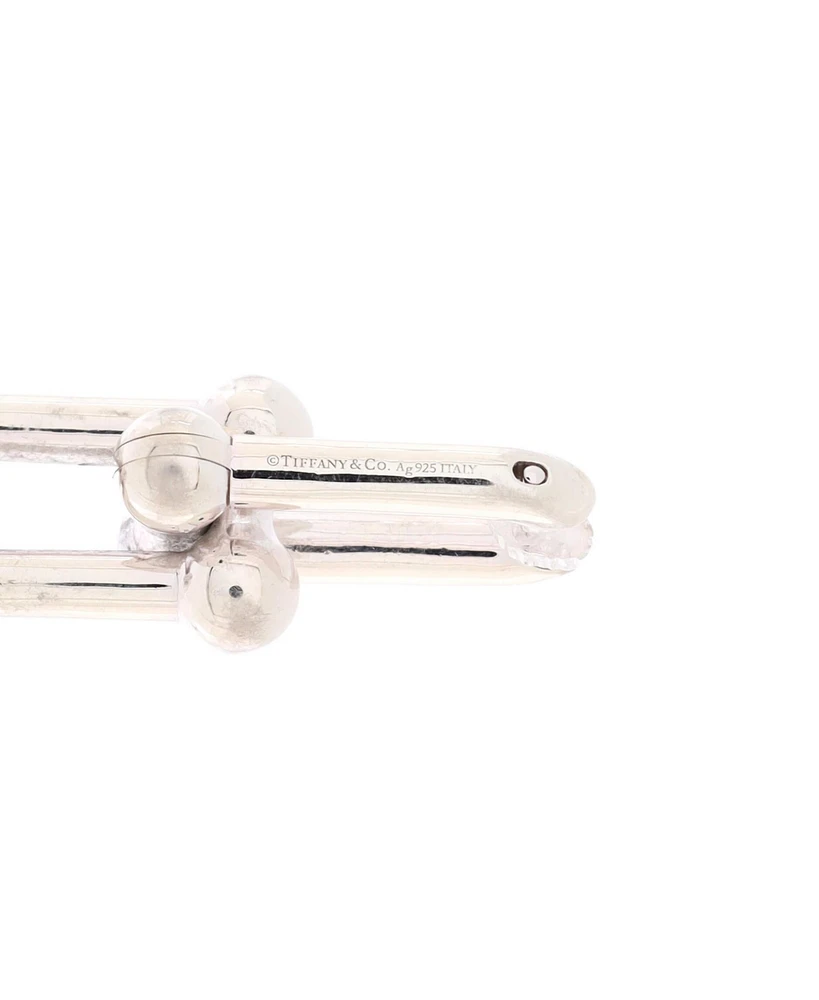 Pre-Owned Tiffany & Co. HardWear Triple Graduated Link Earrings Sterling Silver