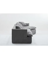 Modular Sofa, Ottoman, Anti-Wrinkle Fabric, Corner Sectional, Spacious