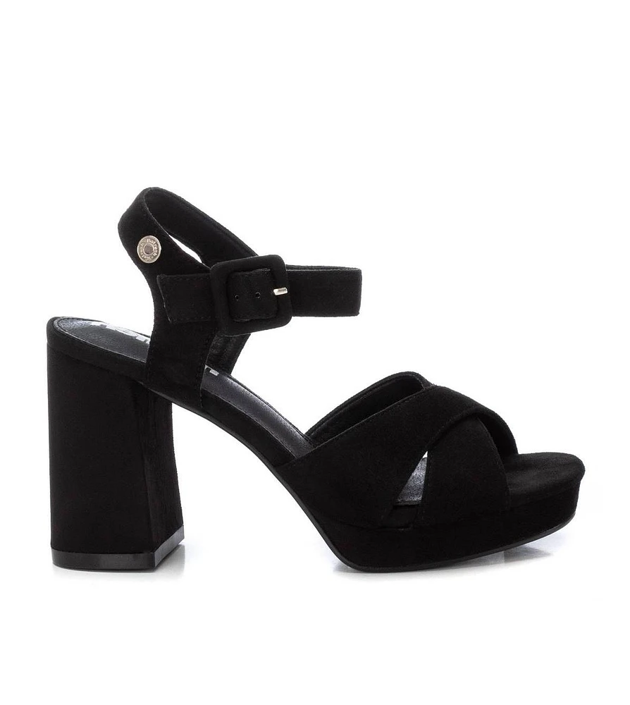 Women's High Heel Ankle Strap Sandals Refresh By Xti