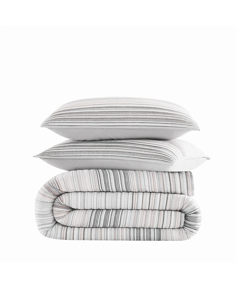 Oceanfront Resort Navarre Yarn Dye Stripe 3-Pc. Quilt Set, Full/Queen