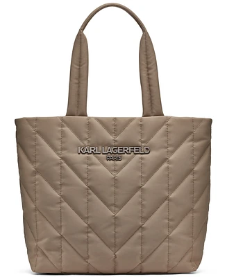 Karl Lagerfeld Paris Voyage Large Tote Bag