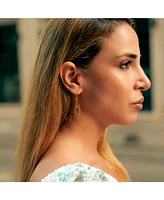 Spero London Nested Loop 3D Drop Earring in Sterling Silver