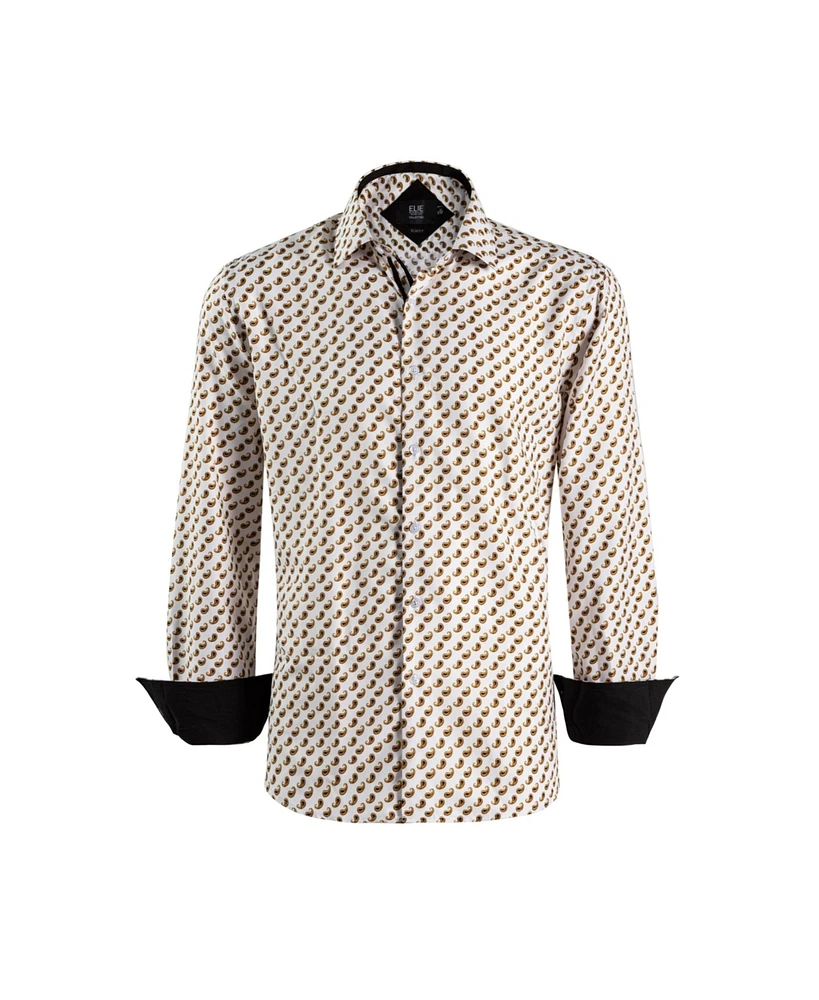Elie Balleh Big Boys Paisley Button-Down Slim Fit Shirt