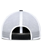 Fanatics Men's Black/White Boston Bruins Averie Trucker Adjustable Hat