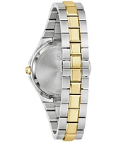 Bulova Women's Prestige Diamond Accent Two-Tone Stainless Steel Bracelet Watch 32mm