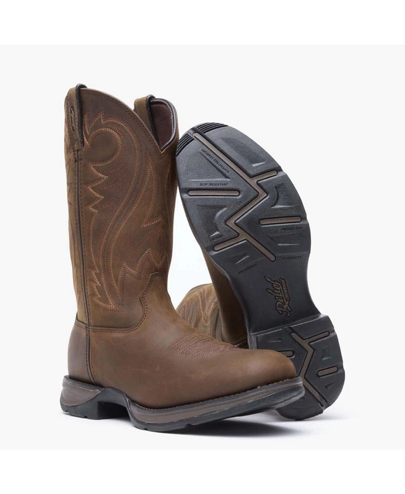 Durango Men's Rebel by Chocolate Pull-On Western Boot
