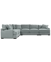 Rhyder 143" 5-Pc. Fabric L Sectional, Exclusively at Macy's