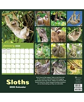 2026 Sloths Wall Calendar
