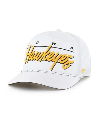 '47 Brand Men's White Iowa Hawkeyes Condor Hitch Brrr Adjustable Hat