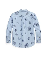 Polo Ralph Lauren Big Boys Oxford Graphic Shirt