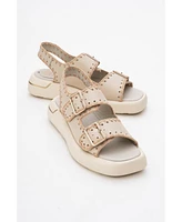 Douro Braided Rope Strap Leather Sandal (Women)