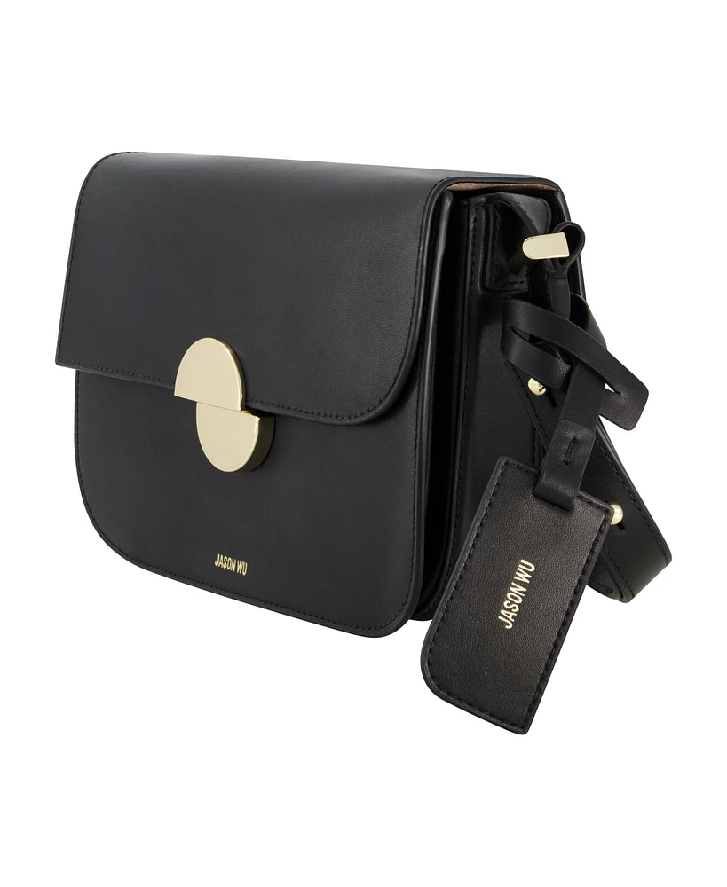 Jason Wu Black Shoulder Bag, Grape